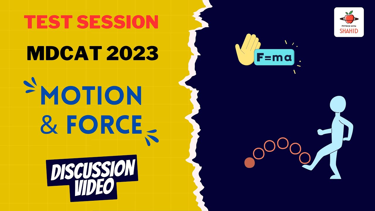 MDCAT | NUMS | DISCUSSION VIDEO | MOTION & FORCE