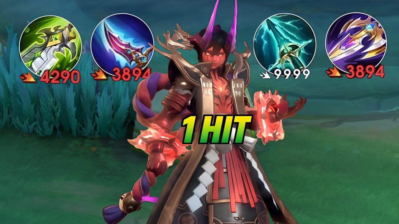 GLOBAL DYRROTH BEST 1 HIT BUILD 2025!! (100% BROKEN) - MLBB