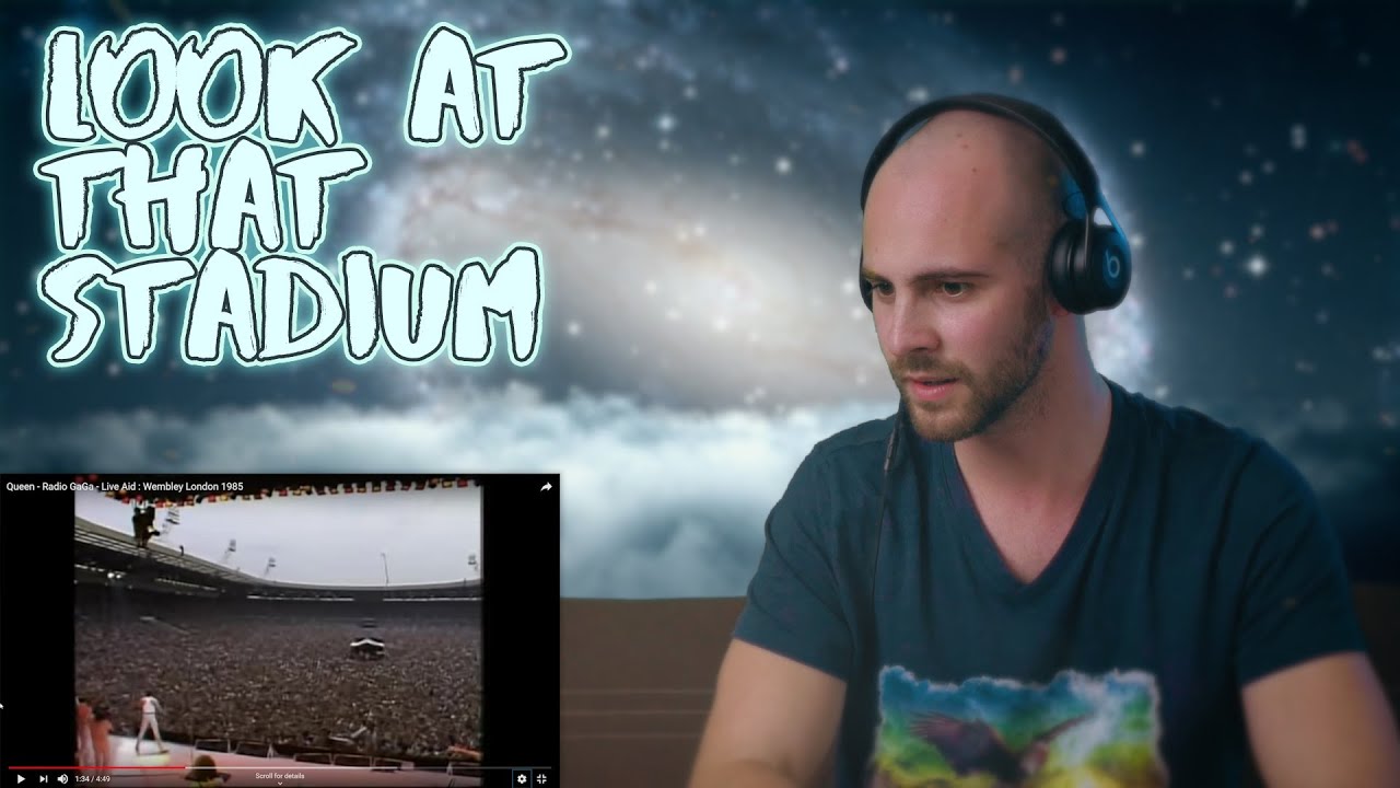 QUEEN - RADIO GAGA (LIVE AID - WEMBLEY LONDON 1985) (REACTION!!!)