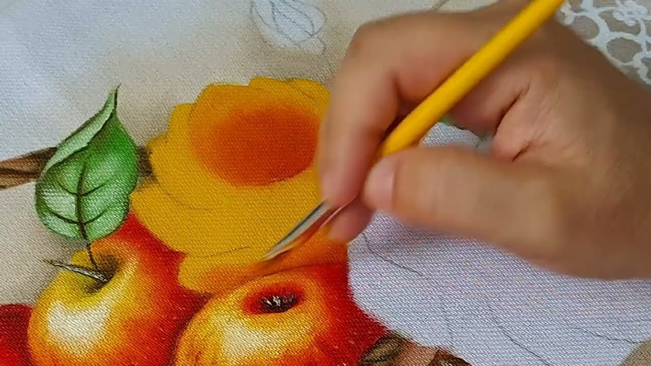Como Pintar Rosas Amarelas. Projeto n.40 Luciana Dalponte