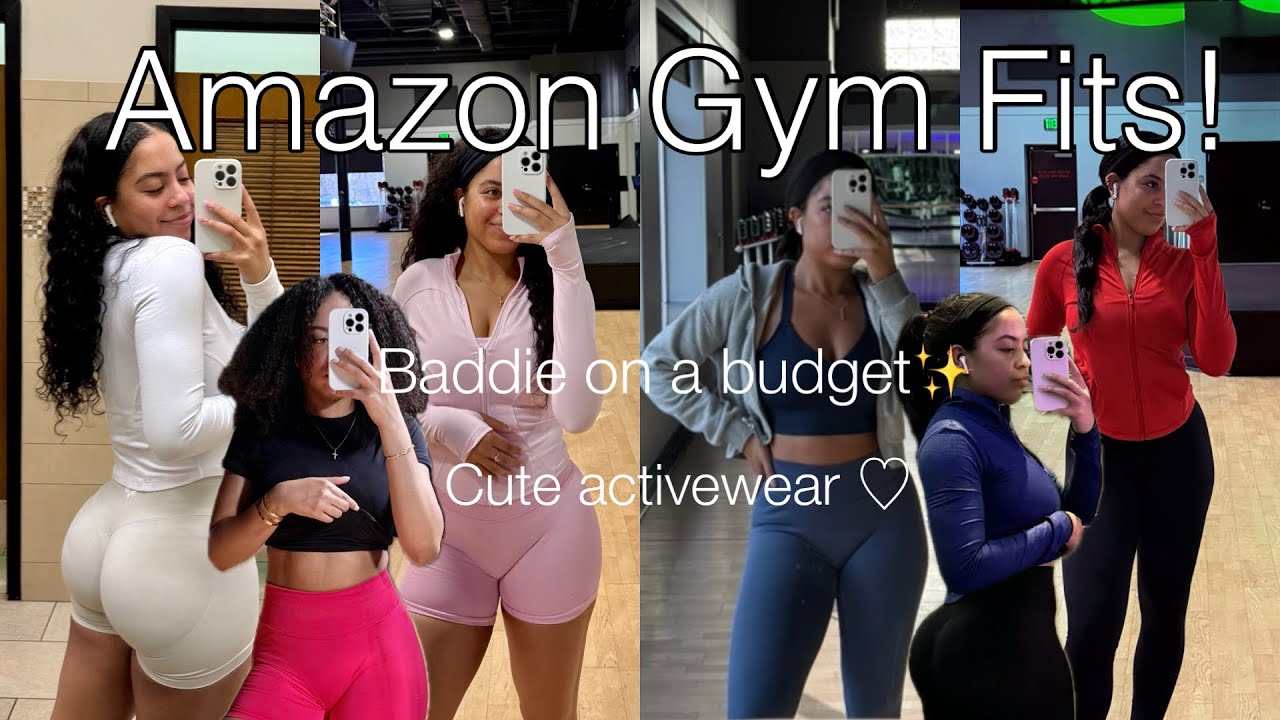 Affordable gym fits | Amazon, baddie on a budget!