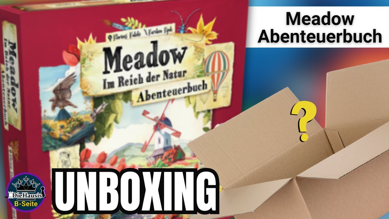 Meadow: Im Reich der Natur Abenteuerbuch | 📦 Spielerweiterung Unboxing von Rebel | DieHausis B-Seite