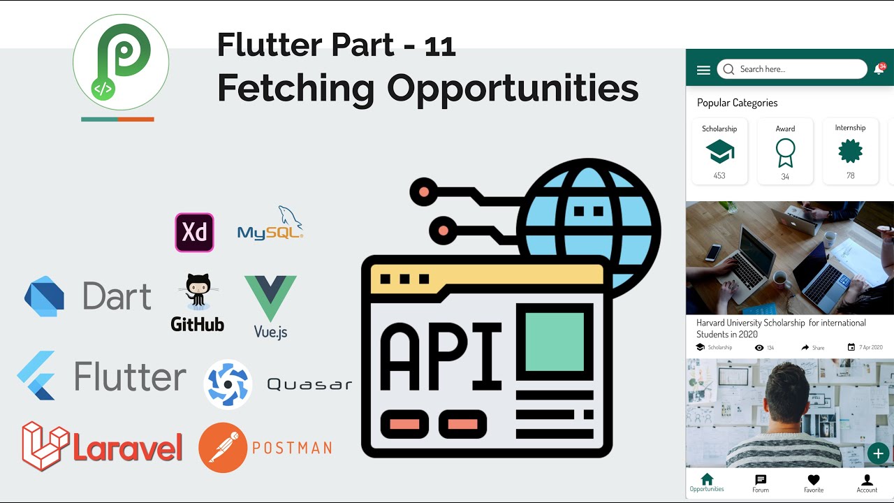 Flutter, Laravel, Vue - Idea To Deployment - Part-23- Fetching_Opportunities