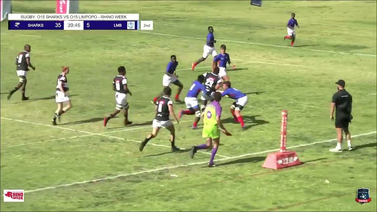 Sharks U15 vs Limpopo Blue Bulls U15 - Rhino Week - VUT, 7 July 2023