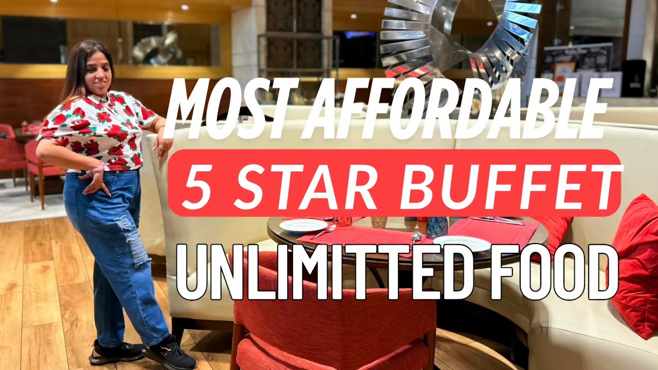 Most Affordable 5 Star Buffet 😮 | Best Buffet in Delhi | Unlimited Food in Crowne Plaza Mayur Vihar