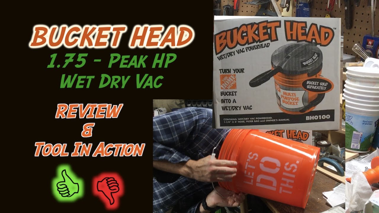 ОБЗОР пылесоса для влажной и сухой уборки Bucket Head. Влажная и сухая уборка в действии. Добавьт...