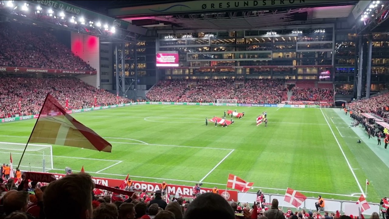 Denmark qualified World Cup 2022 Qatar. National song  for denmark.  1- 0 against  Austria