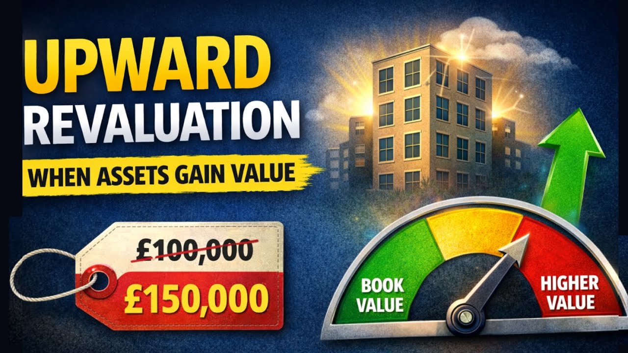 UPWARD ASSET REVALUATION Explained | Accounting Basics | Journal Entries & Examples