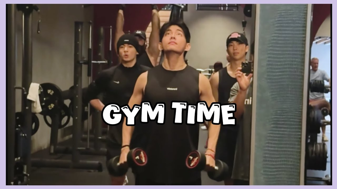 bts in gym || taejoonkook  