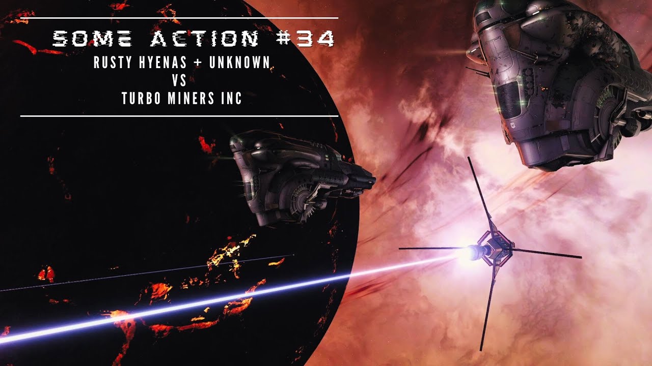 EVE Online: Some Action #34 Rusty Hyenas + UNKNOWN VS Turbo miners inc