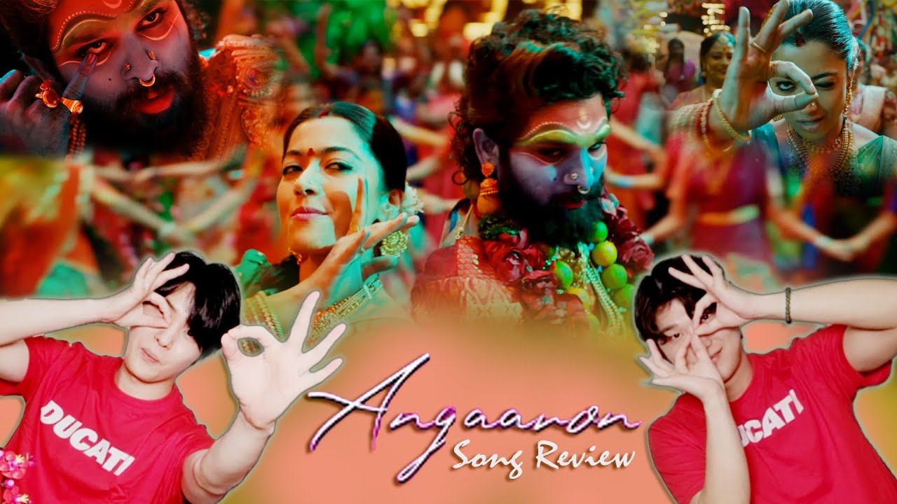 The Couple Song(Angaaron) Reaction by Koreans! | Pushpa 2