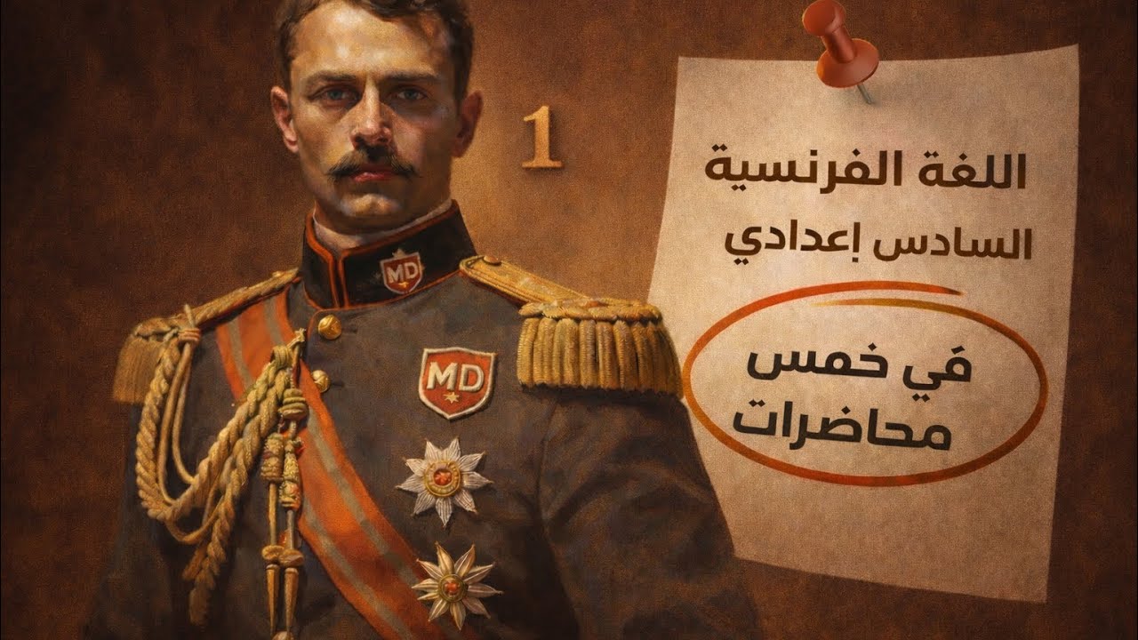 المراجعة المركزة المحاضرة الاولى| اللغة الفرنسية للسادس اعدادي