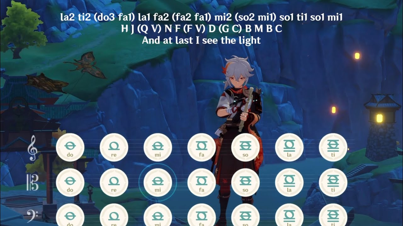 I See The Light - Tangled OST | Windsong Lyre (Mobile and PC Notes)