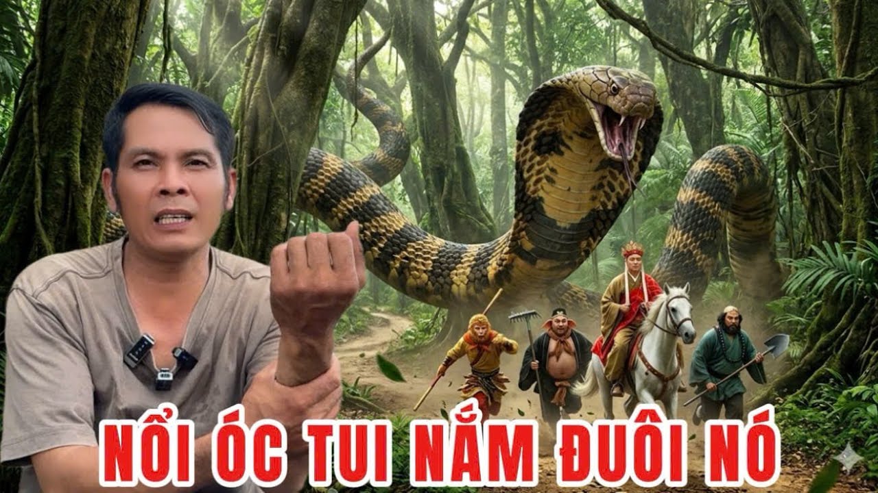  Rợn người anh hai sống ở vùng bảy núi thất sơn chạm trán rắn hổ mây to khổng lồ ai cũng sợ