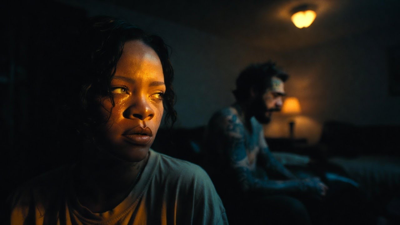 Rihanna ft.  Post Malone – Lights Stayed On (Lyrics Video)