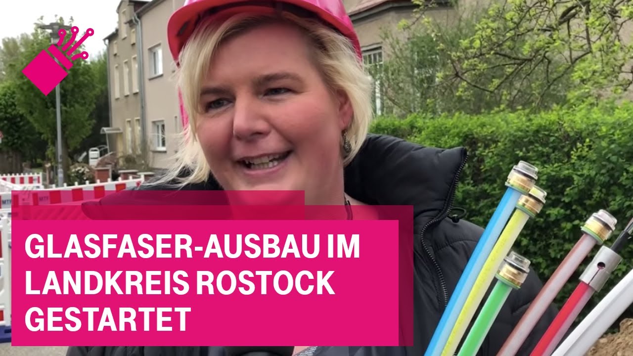 Glasfaser-Ausbau im Landkreis Rostock gestartet