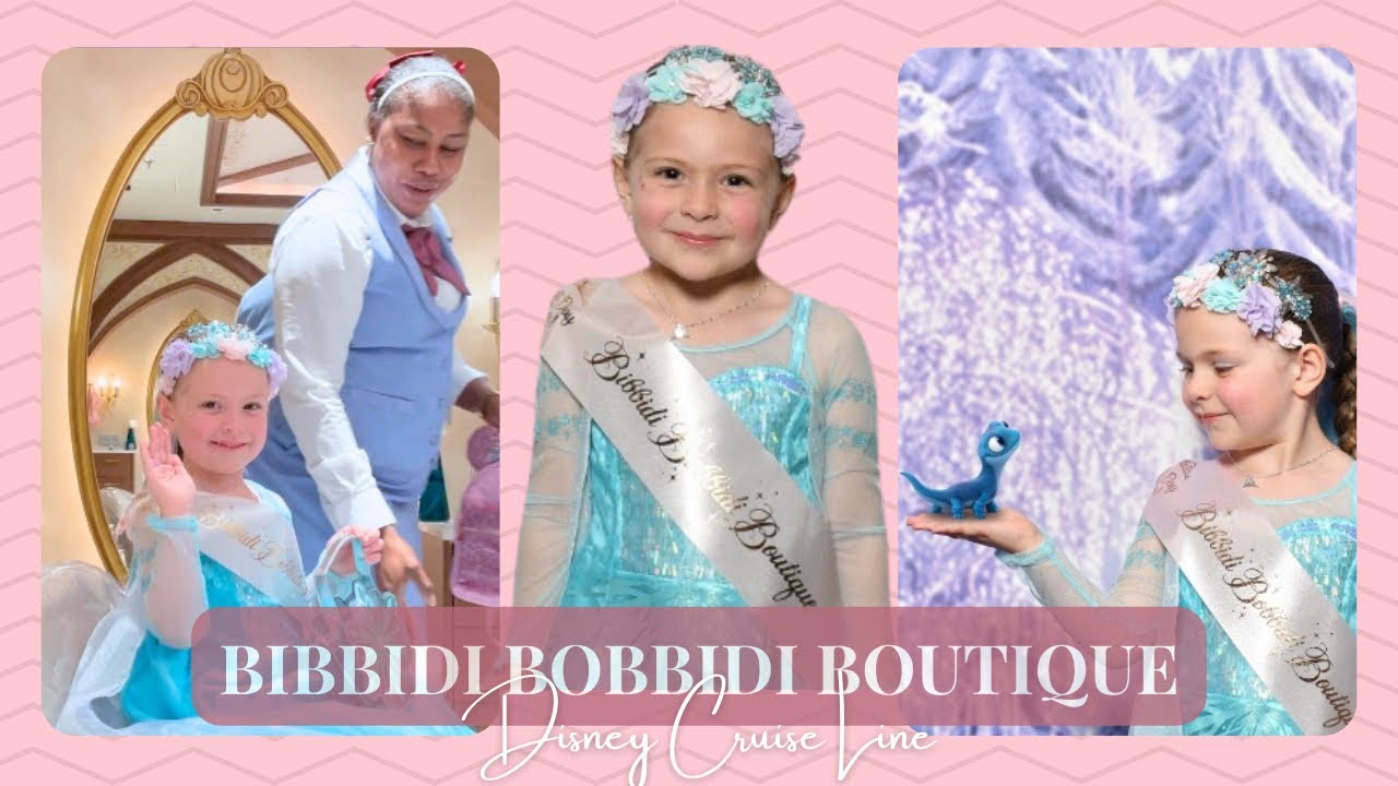 Becoming Elsa! | Bibbidi Bobbidi Boutique Makeover Aboard the Disney Wish | Disney Cruise Line
