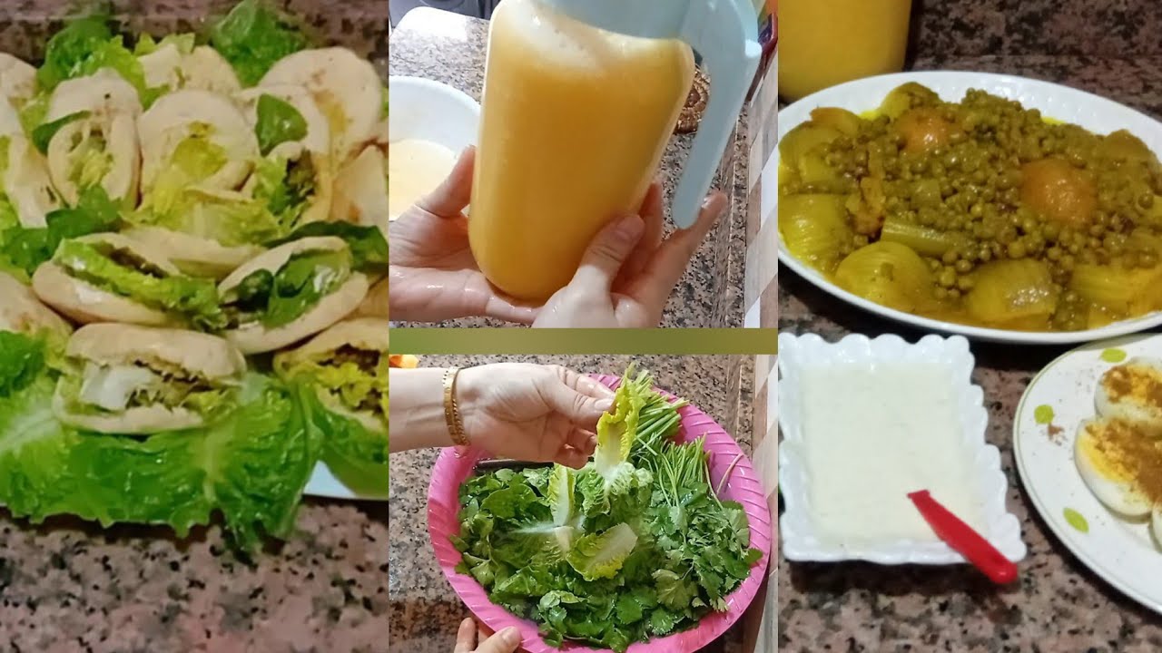 حضرت البطيبيطات بالكبدة😋 حضرت المايونيز 👍الحيمات بالجلبانة والبسباس 🤗 طريقتي في تحضير عصير 