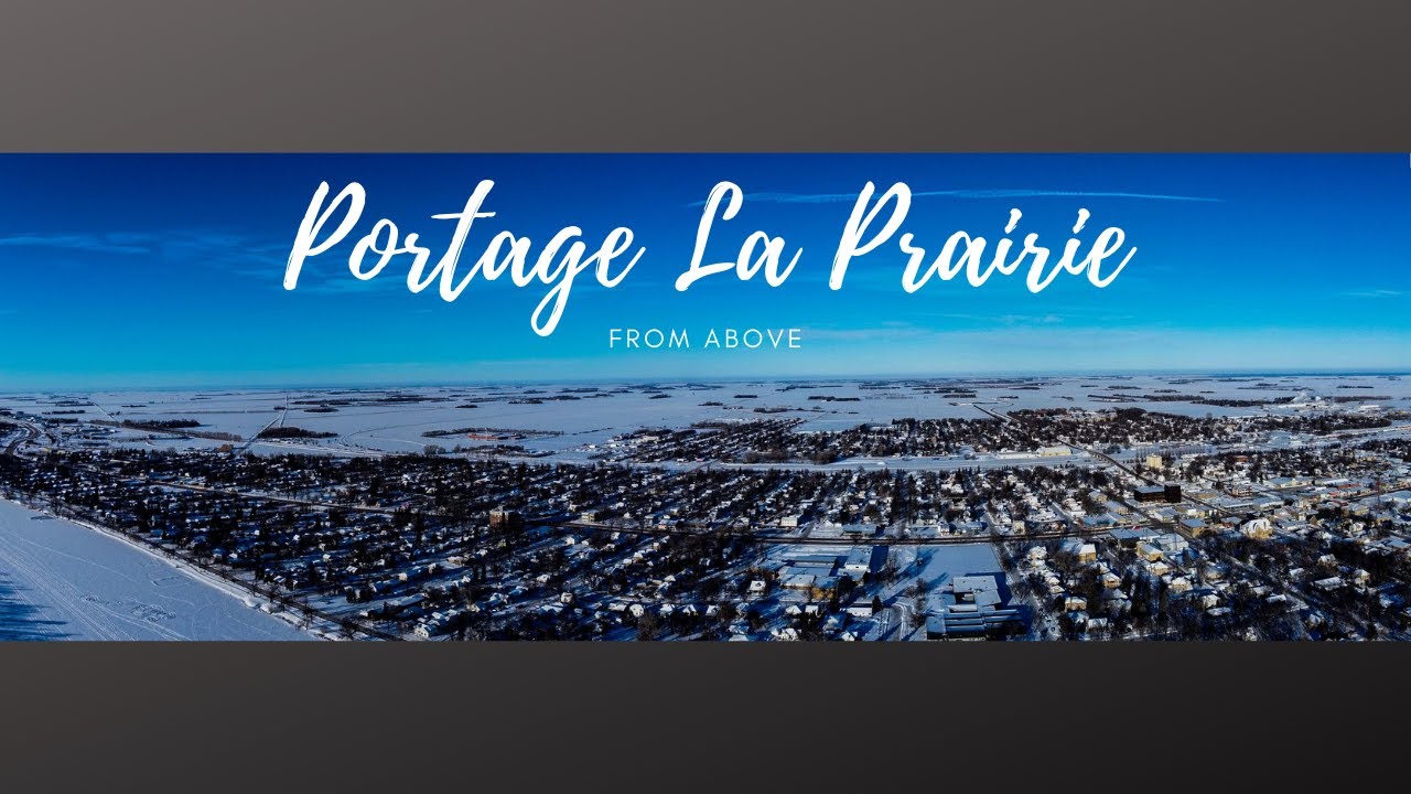 Portage La Prairie From Above