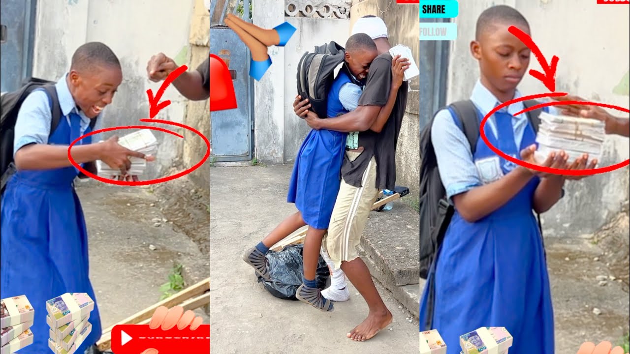SCHOOL KID WITH A HEART OF GOLD GETS AN UNEXPECTED REWARD ❤️ #usa #mrbeast #kindness 