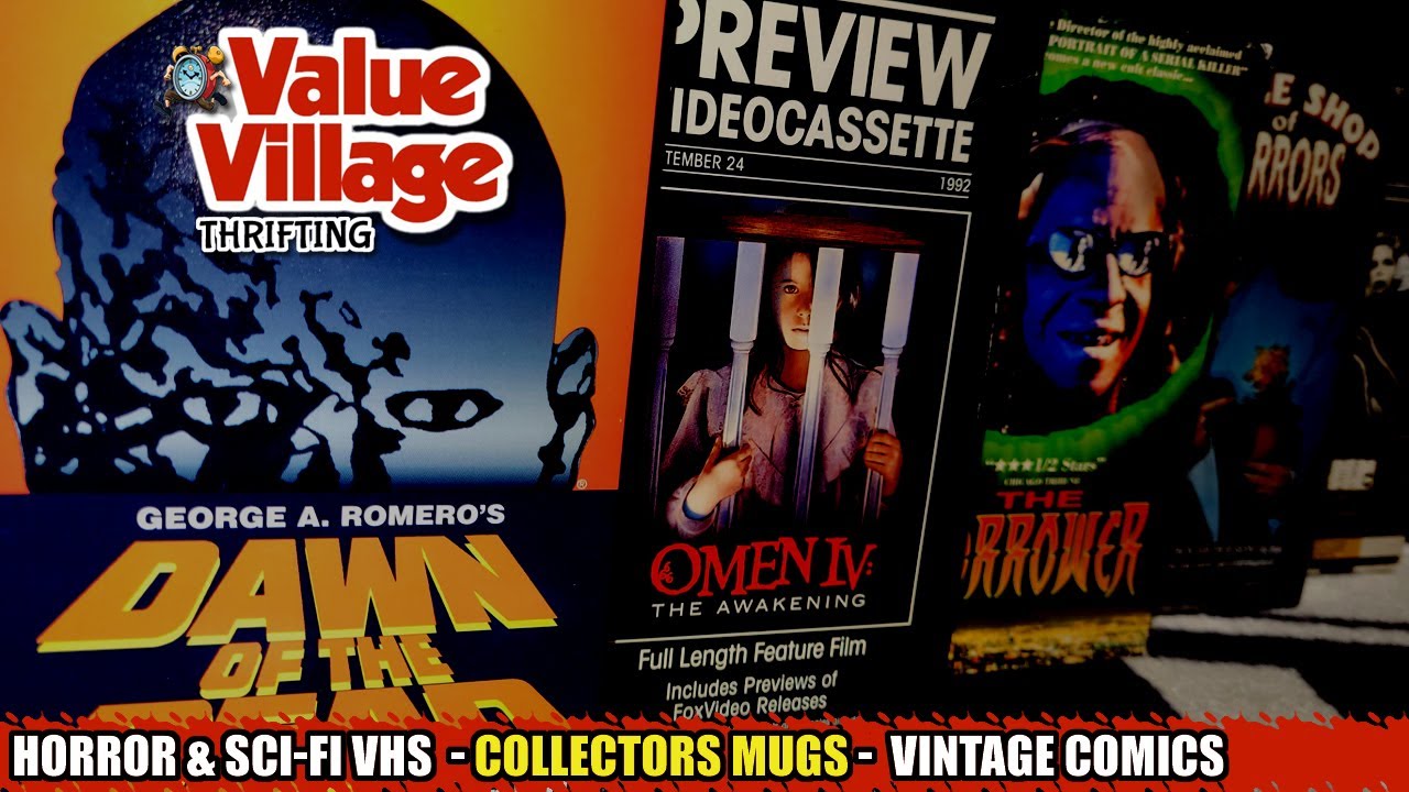 S1:E19 THRIFTING - VHS Horror & Science Fiction, 1980s Snowmobile Apparel, Vintage Star Wars Comics