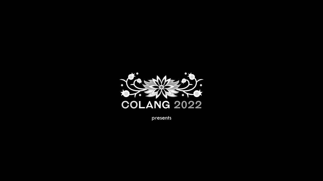 CoLang 2022 -- Sooyii: Discussion and Question-and-Answer Session