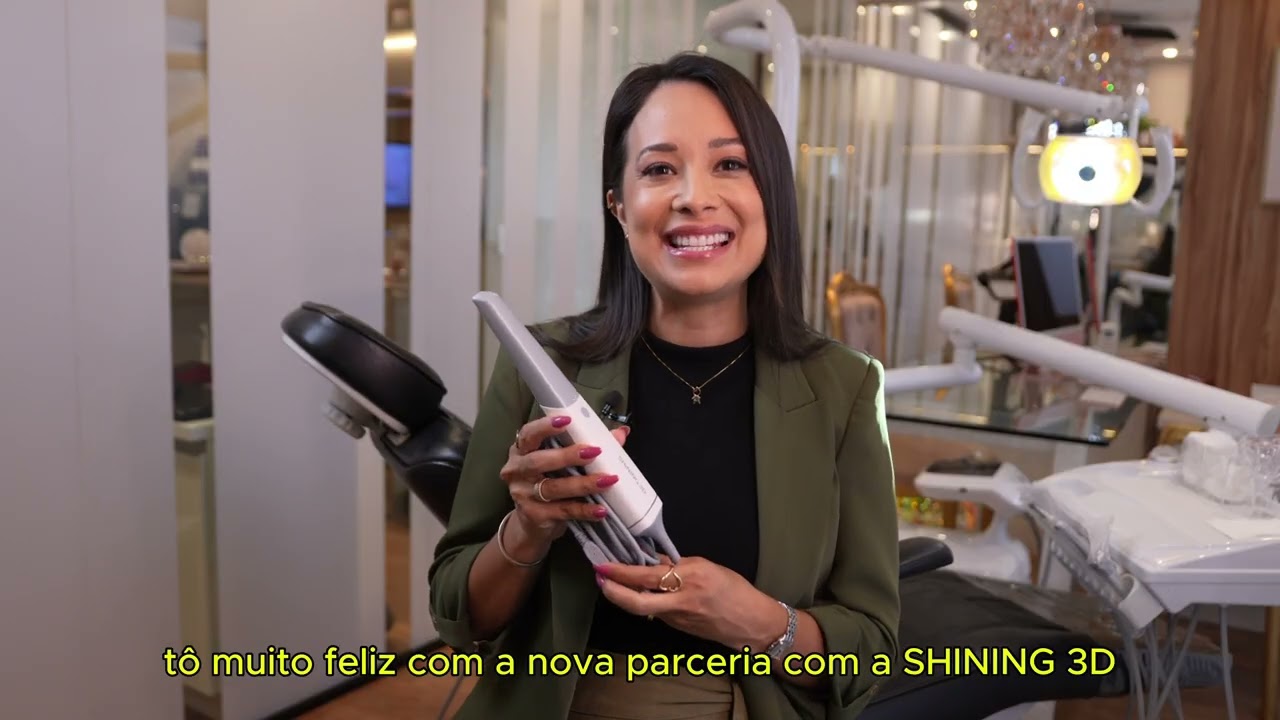 Dra Diana Fernandes e o scanner intraoral Aoralscan 3 Neo da Shining 3D: Uma parceria de sucesso 🚀