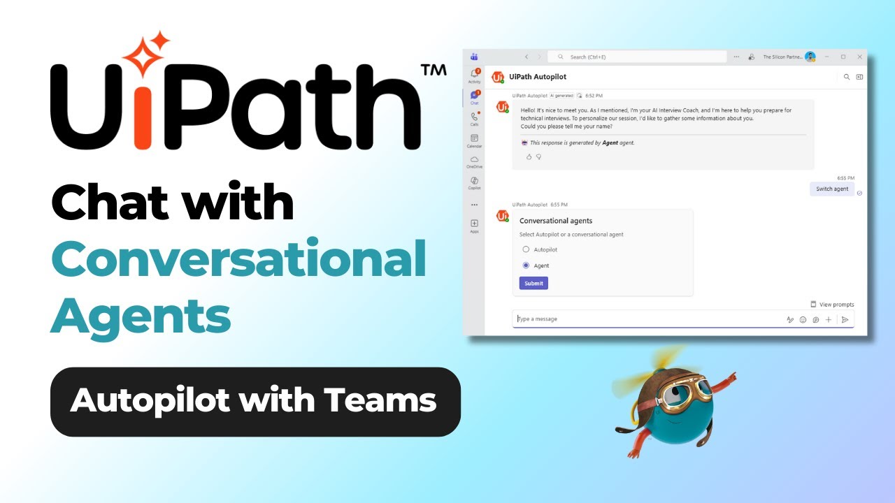 UiPath Autopilot integration with Microsoft Teams | Complete Guide Step-by-step | Hindi