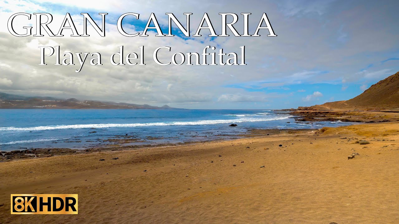 El Confital Beach -  La Isleta  -  Gran Canaria   -  Canary Islands -   Spain  8K
