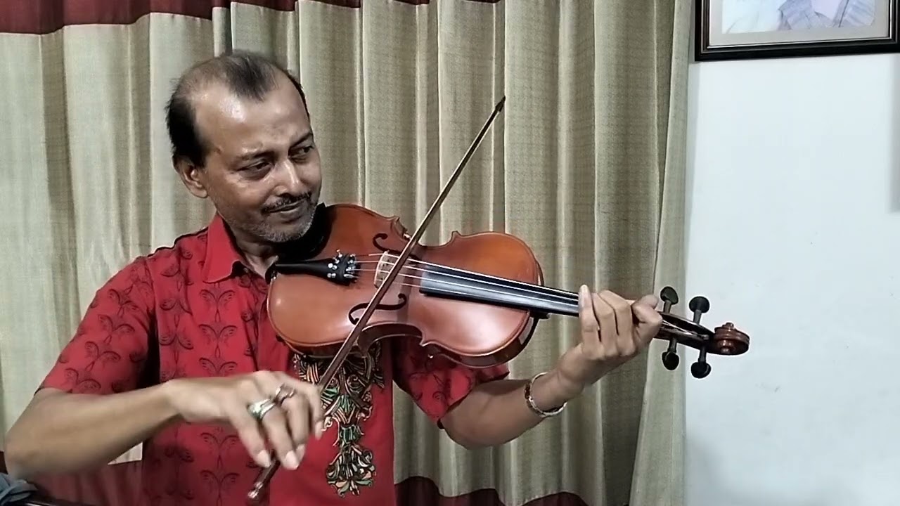 প্রভু তোমার ক্রুশ আছে বলে। Provu tomar crush ase bole. Violin ©Milton Halder.