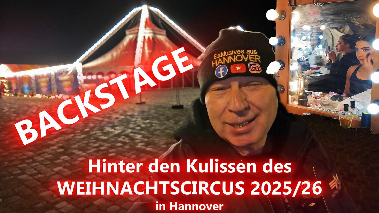 BACKSTAGE - WeihnachtsCircus Hannover 2025/26