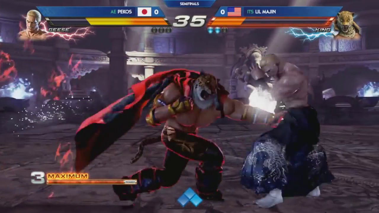 Lil Majin vs Pekos TEKKEN 7 @ EVO 2018 INSANE Semifinals