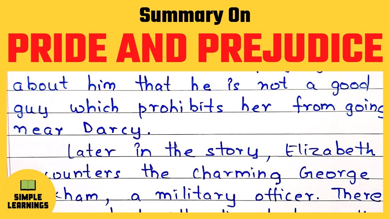 Pride and Prejudice Summary in 500 Words in English