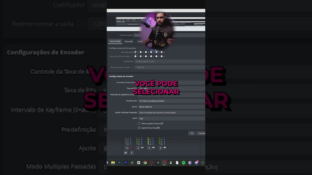 Como separar música do VOD da Twitch
