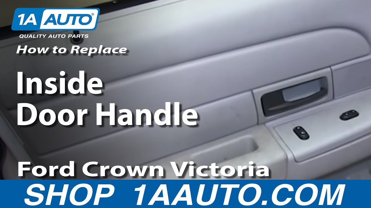 How to Replace Interior Door Handle 03-05 Ford Crown Victoria