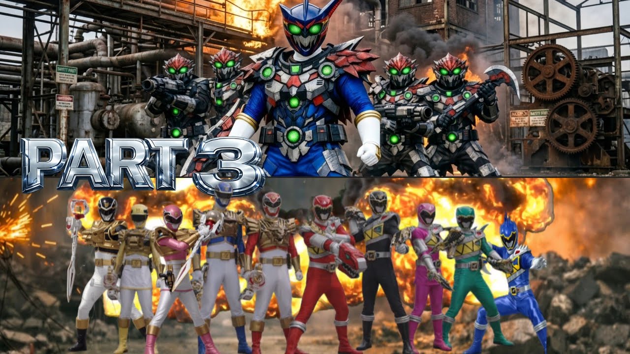 Part 3 | TEAM MORPH  | Megaforce - Dino Charge Vs Evil Talon Ranger | Power Rangers  (Fan Made)