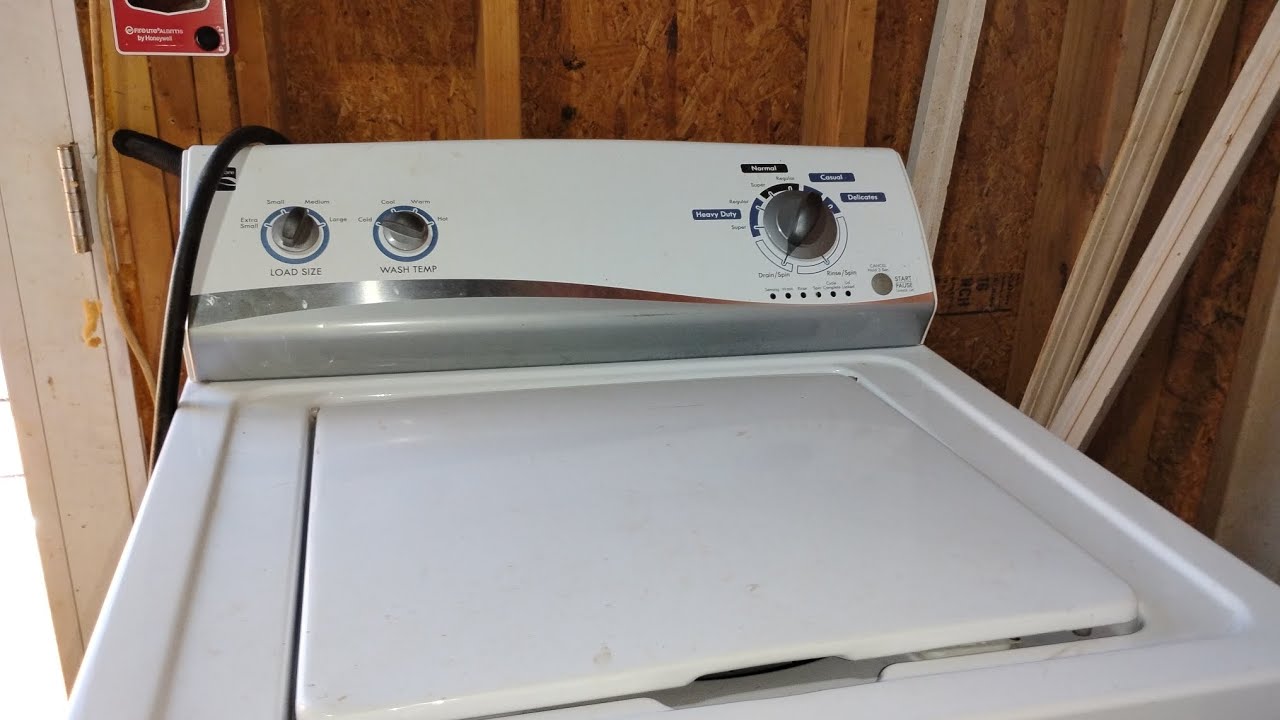 Kenmore 110 series washer somewhat full cycle 
