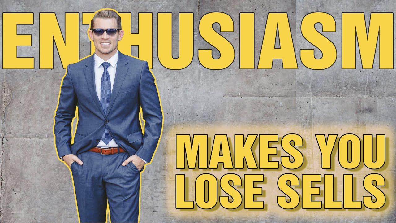 Sales Enthusiasm - Does It Actually Help? | Sales Training with Jeremy Miner