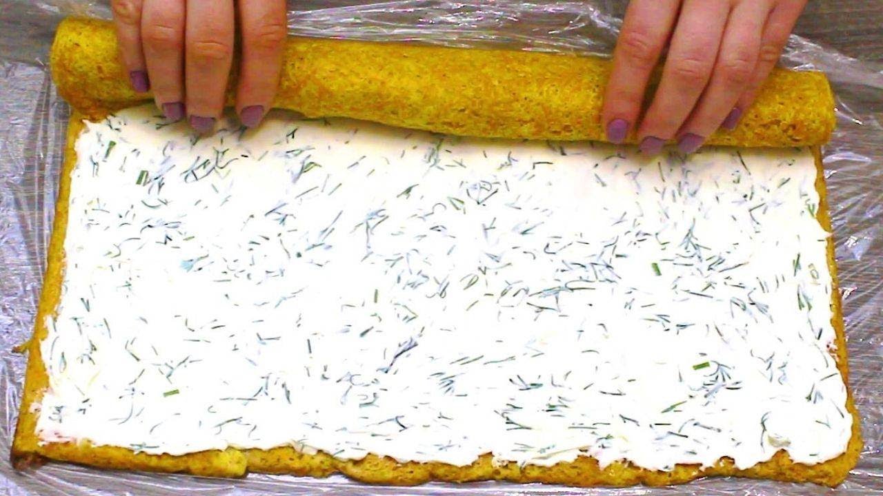 Вкусный и быстрый рецепт праздничных закусок | быстрые рецепты | Морковный рулет # 33
