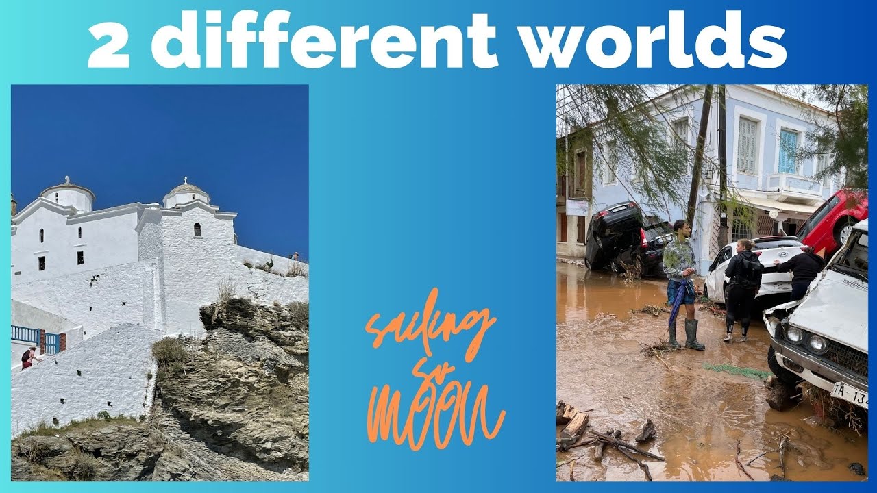 SV Moon Ep 15 - 2 different worlds | Trip na overstroming Greece.