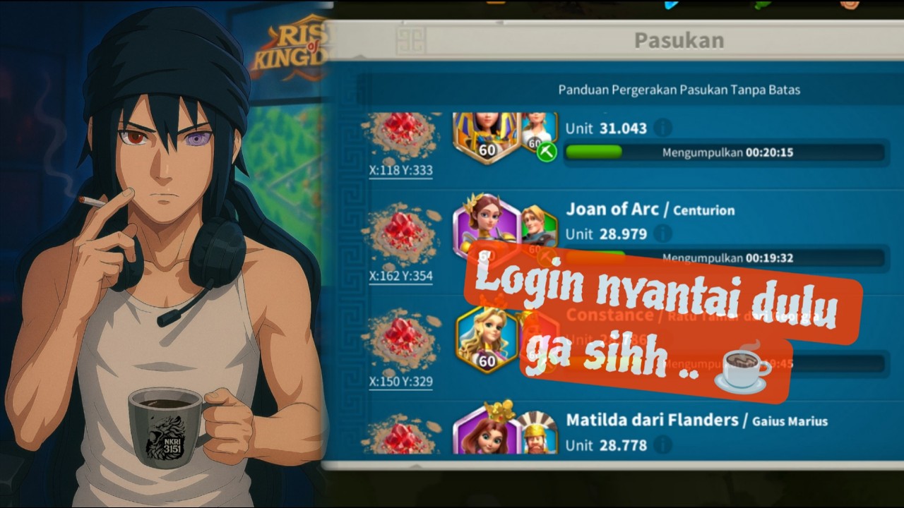 test daily login #riseofkingdoms