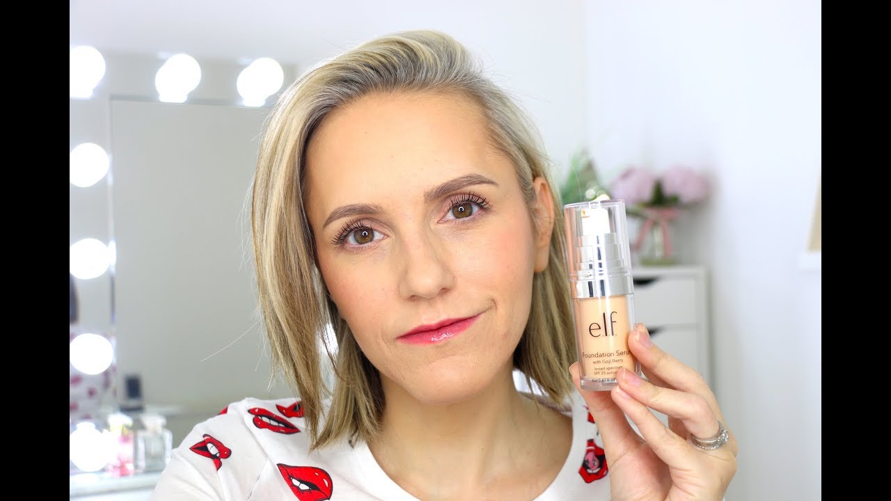 ELF Foundation Serum Review & Wear Test