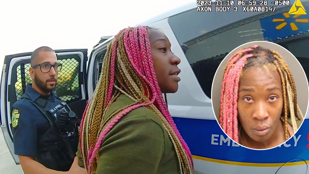 Ghetto Woman Arrested After Refusing to Leave Walmart