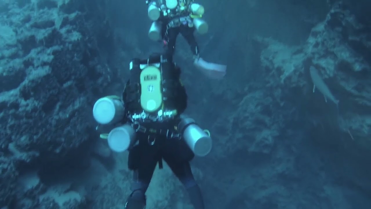 Kapalı Devre  Revo CCR ile Safaga Kanyon noktasına -102 metre teknik dalış.