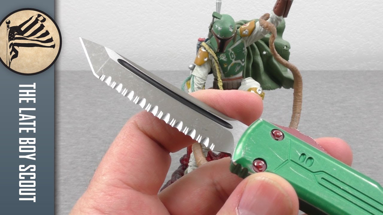The Boba Fett OTF Knife: Microtech Ultratech Bounty Hunter