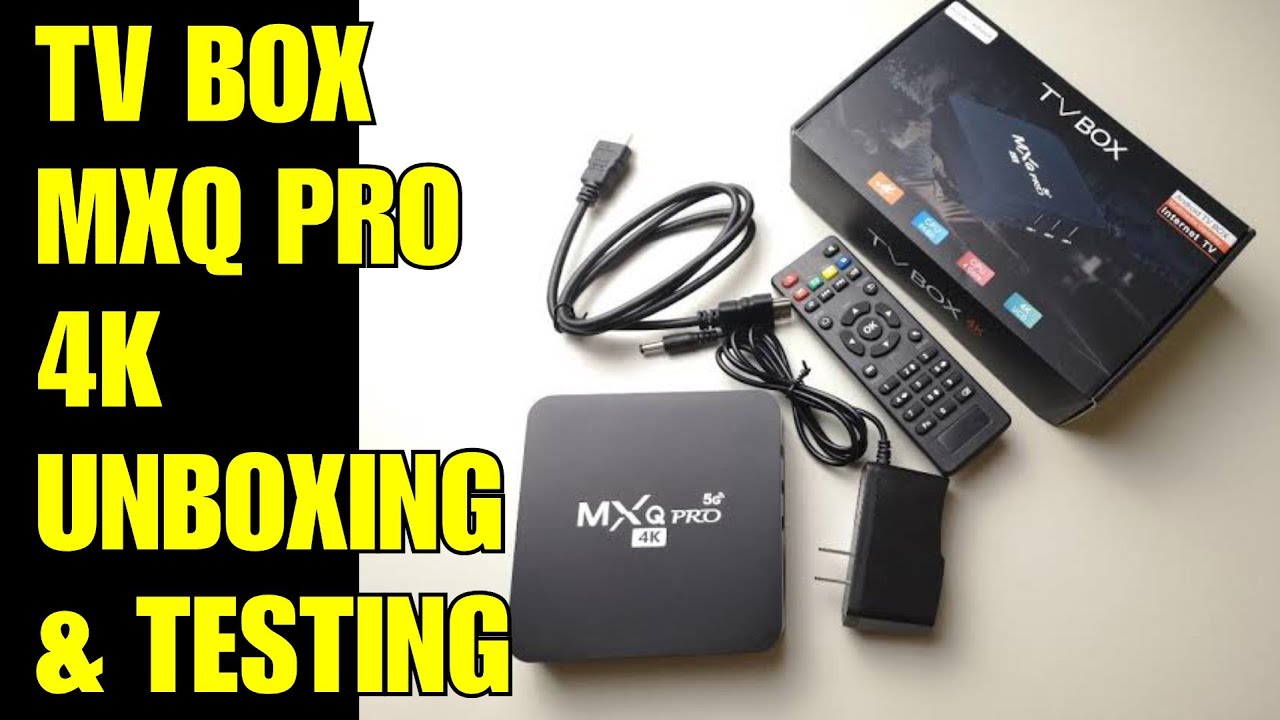 ANDROID TV BOX MXQ PRO 4K FROM LAZADA (UNBOXING & TESTING) NAPAKA MURA 😱😱😱