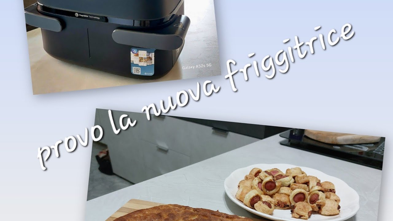 TEST NUOVA FRIGGITRICE AD ARIA  / RICETTE  FACILI #friggitriceadaria 