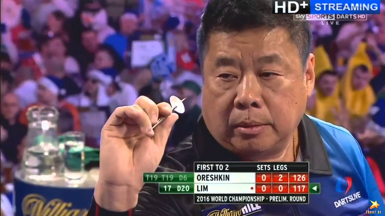 2016 PDC WORLD DARTS CHAMPIONSHIP Aleksandr Oreshkin v Paul Lim