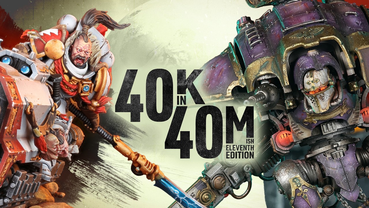 Will speed prove armour enough?  Imperial Knights vs White Scars | Warhammer 40k in 40m