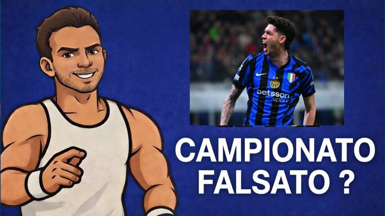 Bastoni esulta dopo la simulazione. INTER - JUVENTUS 3-2